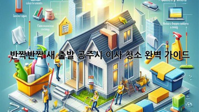 ✨반짝반짝 새 출발! 공주시 이사 청소 완벽 가이드✨